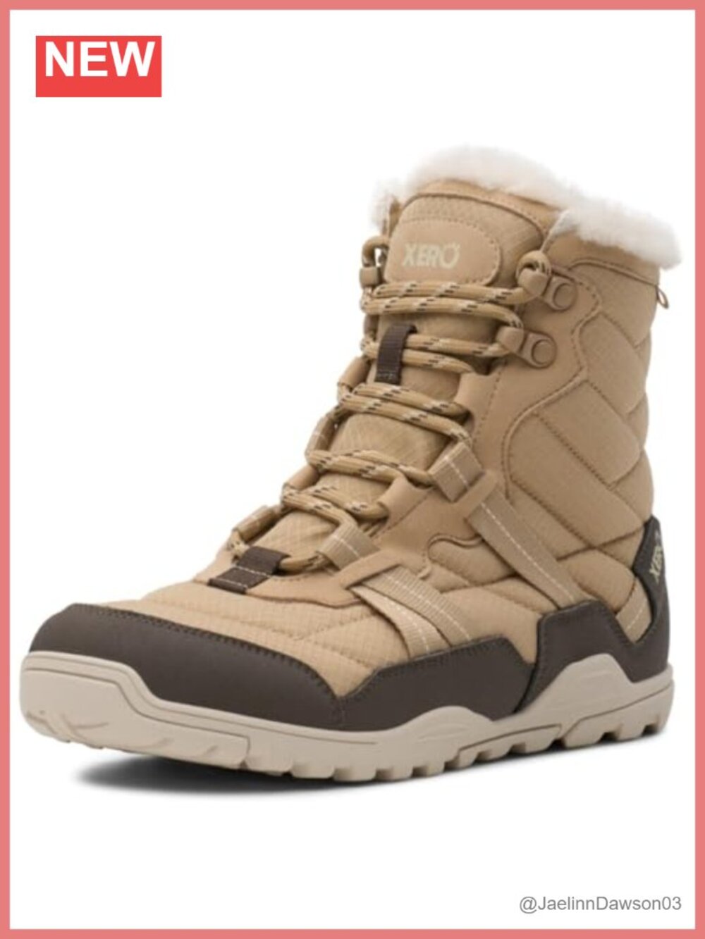 Women's Waterproof Insulated Snow Boots Barefoot Winter Hiking